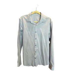 lululemon down‎ to the wire mens slim fit long sleeve L